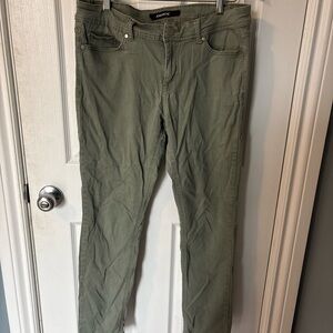Jordache Olive Utility Slim Jeans